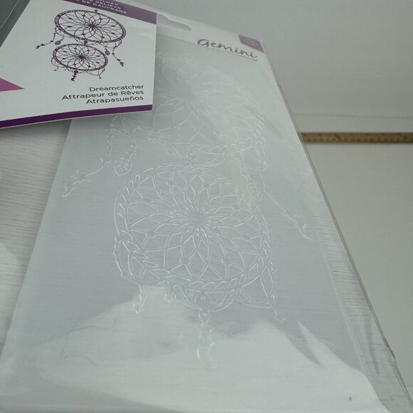 Dreamcatcher Gemini Crafters Companion Embossing Folder Emboss Craft Scrapbook - Picture 5 of 12